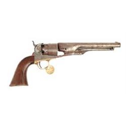 IDENTIFIED COLT MODEL 1860 ARMY REVOLVER- JOHN SCHOUSLER, COMPANY G, 1st MARYLAND CAVALRY.  