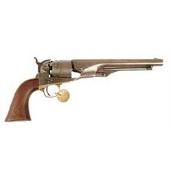 IDENTIFIED COLT MODEL 1860 ARMY REVOLVER-AMOS BRADLEY, CO. A, 1st CONNECTICUT CAVALRY-CAPTURED IN AC