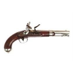 JOHNSON MODEL 1836 MARTIAL FLINTLOCK PISTOL