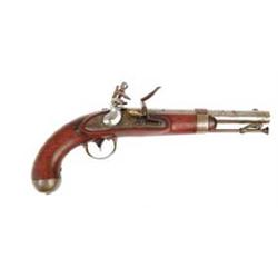 WATERS MODEL 1836 FLINTLOCK MARTIAL PISTOL