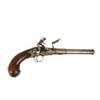 Image 1 : UNUSUAL CONTINENTAL QUEEN ANNE FLINTLOCK PISTOL