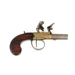 MINIATURE BOND FLINTLOCK  PISTOL
