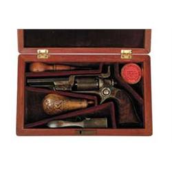 CASED COLT SECOND MODEL 1855 ROOT REVOLVER