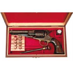 ENGRAVED REMINGTON NEW MODEL POCKET FACTORY CONVERSION
