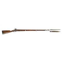 MINIATURE BELGIAN PERCUSSION MUSKET W/BAYONET