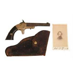 INSCRIBED MERWIN & BRAY SINGLE SHOT PISTOL