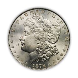 1878 $1 Morgan Silver Dollar 8 Tail Feather VG