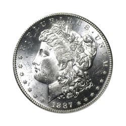1887 $1 Morgan Silver Dollar Uncirculated