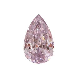 Fancy Purple Pink Pear Shape, I2 Clarity Diamond (0.21 Carat)