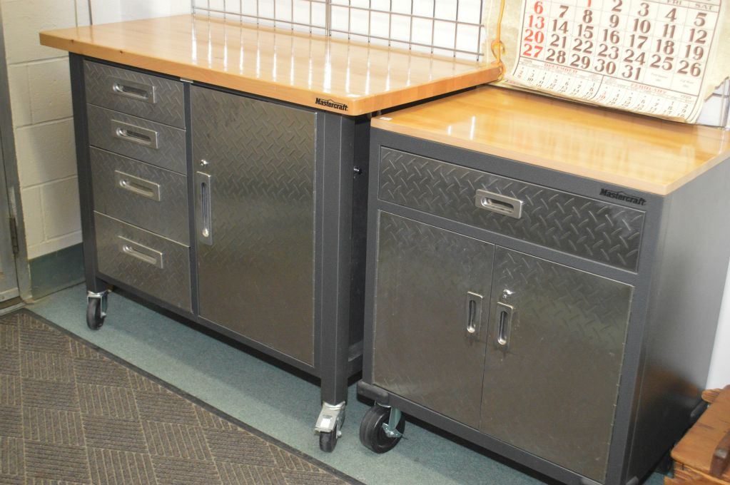 Two Mastercraft garage on castors