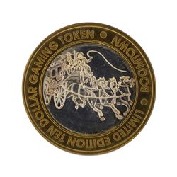 .999 Silver Boomtown Hotel & Casino Reno, NV $10 Gaming Token Limited Edition