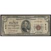 Image 1 : 1929 $5 National Bank Note of San Francisco California Charter #9174