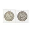 Image 2 : Set of (2) Mexico 8 Reales Silver Coins
