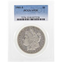 1901-S $1 Morgan Silver Dollar Coin PCGS VF35