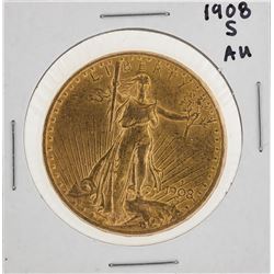 1908-S $20 St. Gaudens Double Eagle Gold Coin