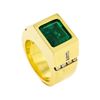 Image 4 : 18KT Yellow Gold 6.82ct Emerald and Diamond Ring