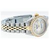 Image 4 : Rolex Ladies Two Tone 14KT Yellow Gold 0.70ctw Diamond Datejust Wristwatch