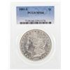 Image 1 : 1881-S $1 Morgan Silver Dollar Coin PCGS MS66