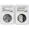 Image 1 : 1993-S $1 James Madison NGC PF69 Ultra Cameo & 1993-D $1 James Madison NGC MS69