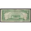 Image 2 : 1929 $5 National Bank Note of San Francisco California Charter #13044