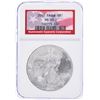Image 1 : 2000 $1 American Silver Eagle Coin NGC Graded MS69