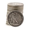 Image 2 : (20) Assorted 1916-1946 Circulated Silver Walking Liberty Half Dollar Coins