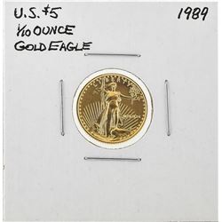 1989 $5 American Gold Eagle Coin