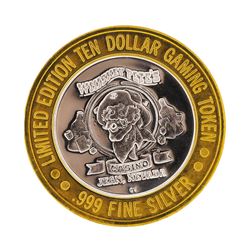 .999 Silver Whiskey Petes Casino Jean, NV $10 Casino Limited Edition Gaming Toke