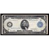 Image 1 : 1914 $5 Large Size Federal Reserve Note