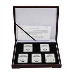 Britannia 2015 (5) Coin Collection Proof Set NGC PF70 Ultra Cameo