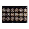 Image 2 : Set of (18) .999 Silver Limited Edition Collector's Car Gaming Tokens