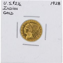 1928 $2 1/2 Indian Head Quarter Eagle Gold Coin