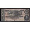 Image 1 : 1864 $10 The Confederate States of America Note