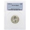 Image 1 : 1953-S Washington Silver Quarter Coin PCGS MS65