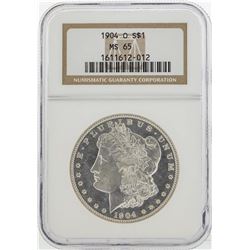 1904-O $1 Morgan Silver Dollar Coin NGC MS65