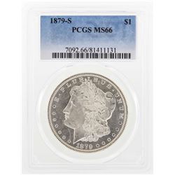 1879-S $1 Morgan Silver Dollar Coin PCGS MS66