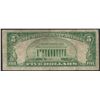 Image 2 : 1929 $5 National Bank Note of Indianapolis Indiana Charter #869