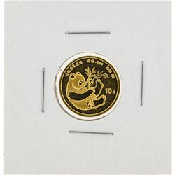 1984 1/10 oz China Panda Gold Coin