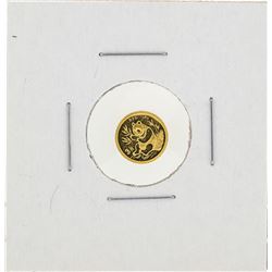 1991 1 Gram China Panda Gold Coin