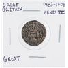 Image 1 : 1483-1509 Great Britain Henry III Groat Coin
