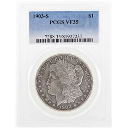 1903-S $1 Morgan Silver Dollar Coin PCGS VF35