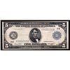 Image 1 : 1914 $5 Large Size Federal Reserve Note