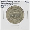 Image 1 : 1936 York County, Maine Tercentenary Commemorative Half Dollar Coin