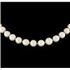 Image 2 : 12mm South Sea Cultured Pearls and Sterling Silver Necklace