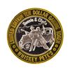 Image 2 : .999 Silver Whiskey Petes Casino Primm, NV $10 Casino Limited Edition Gaming Tok