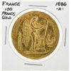 Image 1 : 1886-A France 100 Francs French Angels Gold Coin