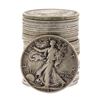 Image 1 : (20) Assorted 1916-1946 Circulated Silver Walking Liberty Half Dollar Coins