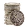 Image 2 : (20) Assorted 1916-1946 Circulated Silver Walking Liberty Half Dollar Coins