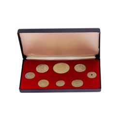 1967 Magyar Hungary 8 Coin Uncirculated Set in Box