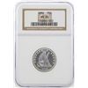 Image 1 : 1886 Liberty Seated Quarter Dollar Coin NGC MS65